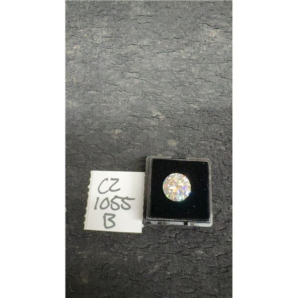 5.0 Carat Moissanite Lab Diamond, Round Brilliant Cut, GH-VVS1, With GRA Report, Retail $1450