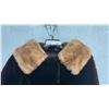 Image 3 : Vintage Hurtig Furriers Ltd. Dark Brown Mouton Fur Coat with Fur Style Collar, Sz M-L