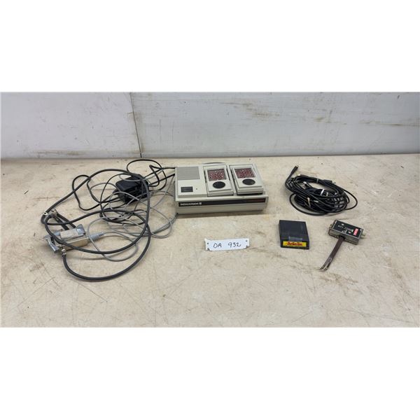 Mattel Electronics Intellivision II Console Model 5872 with Controllers, Cartridge, Cables