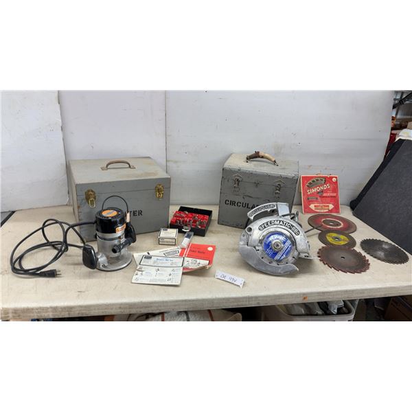 Craftsman Router Model 315.17370, Porter-Cable Speedmatic 88C Saw