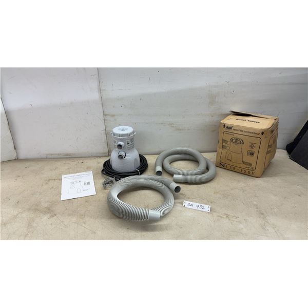 New Aqua-Leisure SA-3755 Simple-Set Pool Easy-Clean Filter Pump, 110-120V, with Hoses