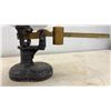 Image 5 : Vintage F.A. Cox Limited Ottawa Counter Balance Scale, Brass Beam 32 Ounce, Cast Iron Base