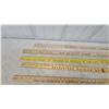 Image 2 : 10 Assorted Advertising Yardsticks: Zenith, Kipp Kelly, Edgerton Fuels, Sprague, Revelstoke