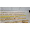 Image 3 : 10 Assorted Advertising Yardsticks: Zenith, Kipp Kelly, Edgerton Fuels, Sprague, Revelstoke