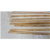 Image 4 : 10 Assorted Advertising yardstick Rulers: C.T. Loewen and Sons, Sherwin-Williams, S.S. Kresge Co.