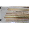 Image 5 : 10 Vintage Advertising yardstick Rulers: John Deere, Paramount, B-H Paints, Wheaton, Dumont