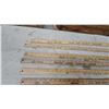 Image 2 : Collection of 11 Advertising yardstick Rulers: Beaver Lumber, Northern Paint, Town and Country