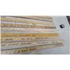 Image 4 : Collection of 11 Advertising yardstick Rulers: Beaver Lumber, Northern Paint, Town and Country