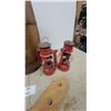 Image 4 : Vintage Nail Keg, 3 Kerosene Lanterns (No Glass), and Wood Sock Stretchers
