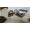 Image 3 : Collection of Antique Irons: Charcoal Irons, Sad Irons, and Fluting Iron