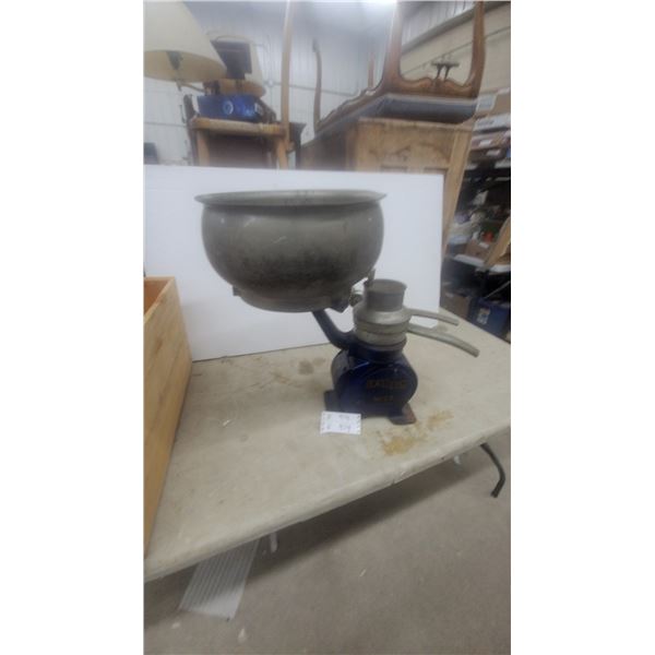 Baltic No. 23 Cream Separator with Bowl and Spouts, Tabletop with Bell
