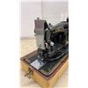 Image 7 : Singer Electric Sewing Machine, Model BAJ3-8, circa 1950, with Portable Carrying Case