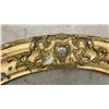 Image 3 : Four Antique Oval Picture Frames, Fluted Wood, Ornate Gilt Gesso and 1 with Convex Glass, 19 × 25”