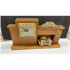 Image 2 : Art Deco Electric Mantel Clock, Eagle Statue