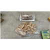 Image 7 : Vintage Wooden Hand Wool Carders and 1939 Inscribed Board, Spools, Shovel, Butter Press