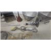 Image 2 : Vintage Kitchen Utensils and Cookware: Colanders, Hand Mixers, Whisk, Spoons, Tongs