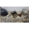 Image 5 : Vintage Kitchen Utensils and Cookware: Colanders, Hand Mixers, Whisk, Spoons, Tongs