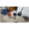 Image 7 : Vintage Kitchen Utensils and Cookware: Colanders, Hand Mixers, Whisk, Spoons, Tongs