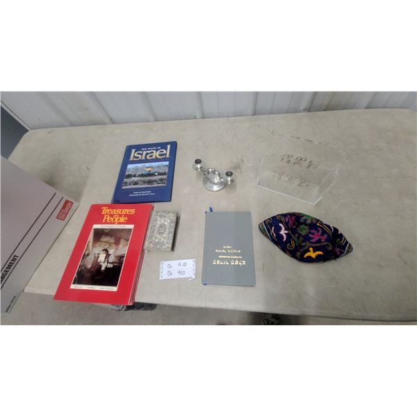 Jewish Religious and Cultural Items: “Treasures of a People” and “Israel” Books