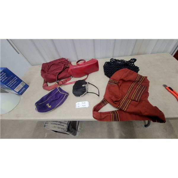 Assorted purses