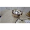 Image 3 : Silver-Plated Oval Serving Tray, Bowl, and Pitcher