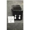 Image 1 : Platinum Plated 2.0CT Each Pear Cut Simulated Diamond Dangle Earrings