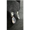 Image 4 : Platinum Plated 2.0CT Each Pear Cut Simulated Diamond Dangle Earrings
