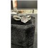 Image 2 : 925S 1.0ct Simulated Diamond Twist Ring, Sterling Silver with White Gold Overlay