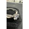 Image 3 : 925S 1.0ct Simulated Diamond Twist Ring, Sterling Silver with White Gold Overlay