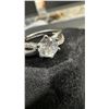 Image 5 : 925S 1.0ct Simulated Diamond Twist Ring, Sterling Silver with White Gold Overlay