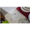 Image 12 : 6 Assorted Glass and Metal Ceiling Light Fixtures and Shades