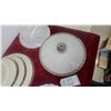 Image 2 : 6 Assorted Glass and Metal Ceiling Light Fixtures and Shades