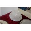 Image 5 : 6 Assorted Glass and Metal Ceiling Light Fixtures and Shades