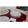 Image 6 : 6 Assorted Glass and Metal Ceiling Light Fixtures and Shades