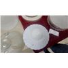 Image 8 : 6 Assorted Glass and Metal Ceiling Light Fixtures and Shades