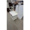 Image 5 : White Painted wash stand and 2 Drawers, 2 Cabinet Doors 46”×29”×17”