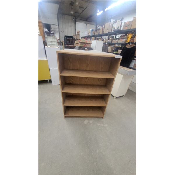 Four-Shelf Bookcase 48”×32”×12”
