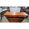 Image 3 : Wood Bookcase with Scalloped Top and 3 Shelves 40”×43”×12”