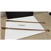 Image 1 : Two Used Wooden Violin or Viola Bows with Mother of Pearl Inlay