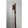 Image 4 : Two Used Wooden Violin or Viola Bows with Mother of Pearl Inlay