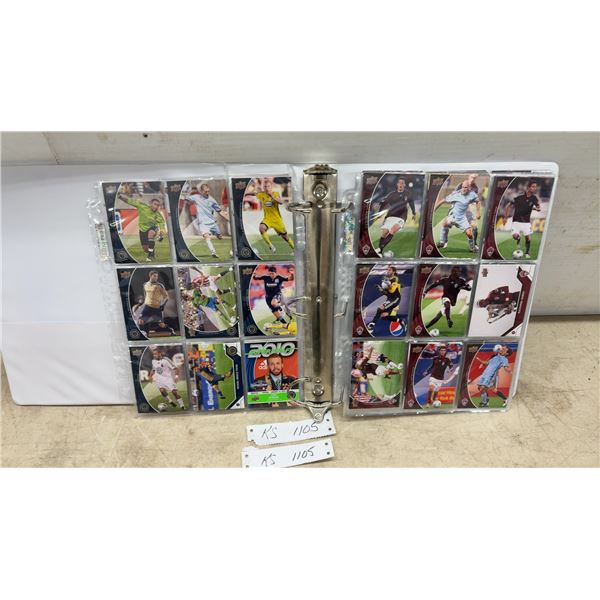 2010 Upper Deck MLS Major League Soccer Trading Cards Collection in Binder