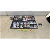 Image 1 : Football and Baseball Rookie and Insert Trading Cards, Upper Deck, Fleer, Topps, Prestige