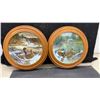 Image 2 : Five Jerner's Beautiful Ducks Collector Plates Canvasback, Mallard, Wood Duck, Pintail, 3 in Wood