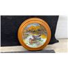Image 7 : Five Jerner's Beautiful Ducks Collector Plates Canvasback, Mallard, Wood Duck, Pintail, 3 in Wood