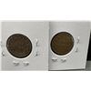 Image 4 : Five Canadian King George V 1-Cent Coins 1932, 33, 34, 35 and 1936