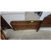 Image 4 : Art Deco Full Size Headboard and Footboard, and Wood Bed Rail