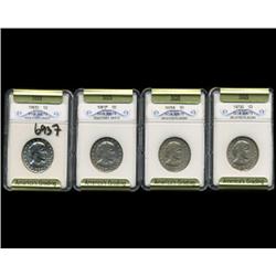 1981P D & S Anthony Dollar Coin Graded GEM Set of 3 (COI-6937)