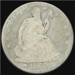 1853 Seated Half Better Circulated (COI-5794)