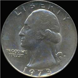 1973D Washington 25c Quarter Coin Graded GEM (COI-6871)