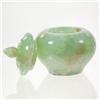 Image 3 : Green Jade Vase With Lid (DEC-021)